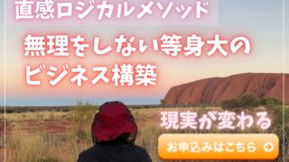 【期間限定募集！】無理をしない等身大のビジネス構築セミナー～直感ロジカルメソッド～